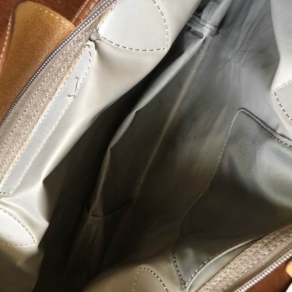 Grey used Longchamp small bag. - Picture 7 of 7